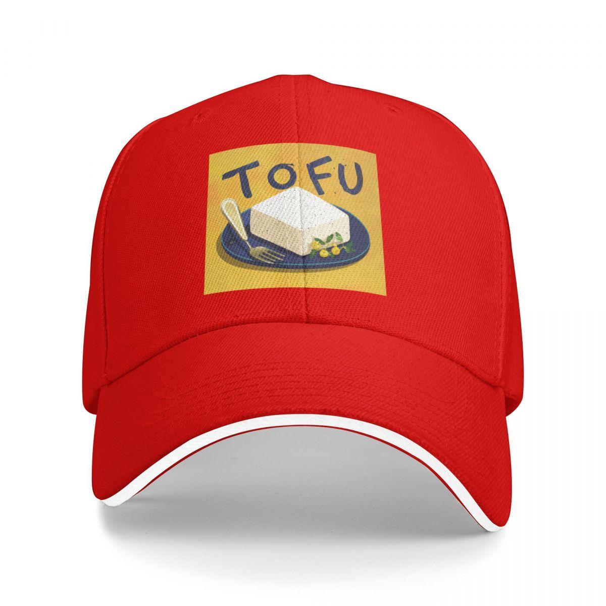 Tofu Baseball Cap cute custom Hat GirlS Hats Mens