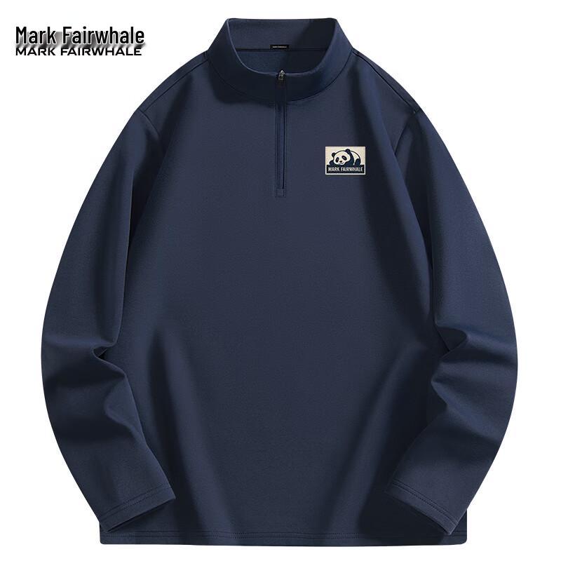 Mark Fairwhale Men s Fleece-Lined Half-Zip Long-Sleeve Thermal Tee M