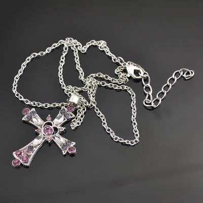 Y2K Irregular Goth Large Cross Pendant Necklaces for Men Women Couple Necklace Jewelry