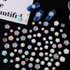 Nail Art Resin Camellia White Rose Ornament Nail Ice Transparent Three-Dimensional Light Changing Flower Accessories
