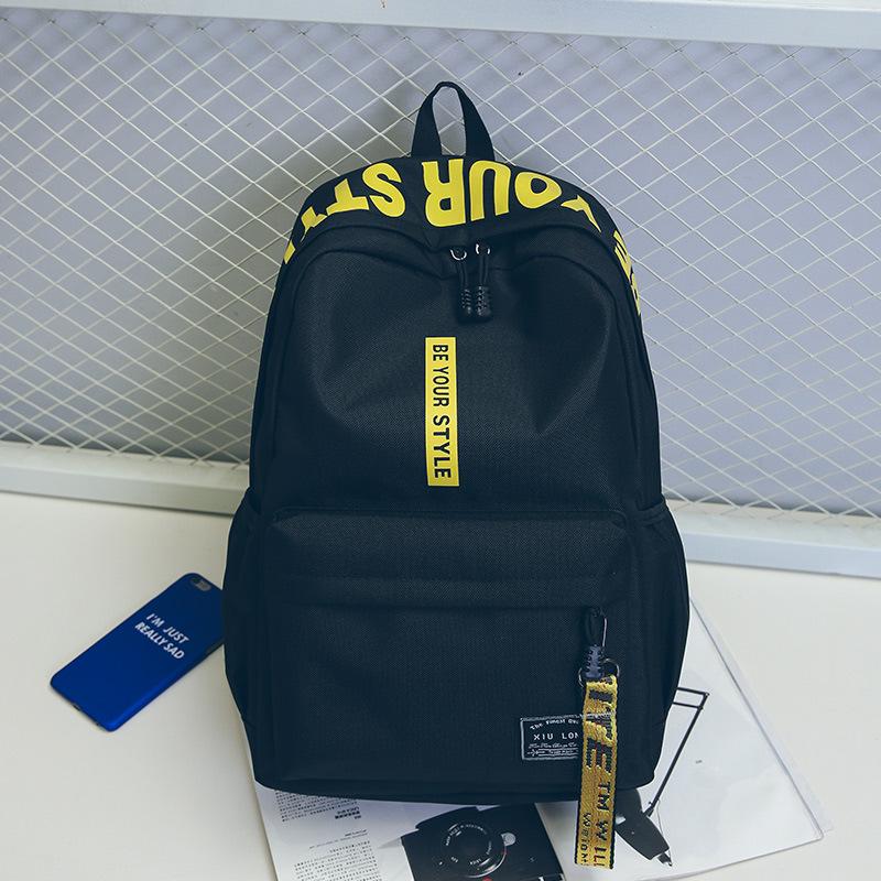 Studentský batoh Oxford Schoolbag Lehký Velkokapacitní měkký ramenní popruh Módní potisk Multifunkční batohy