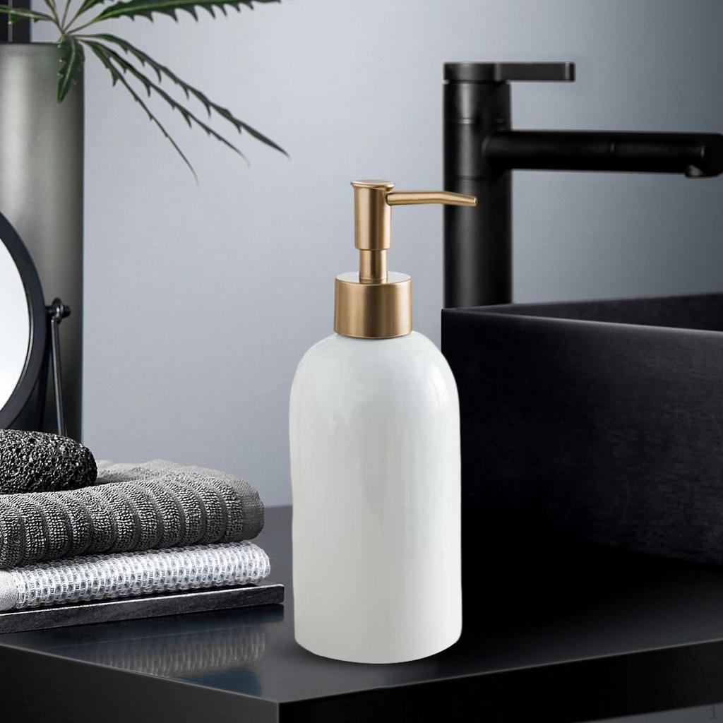 Portable Hand Liquid Pump Bottle Bathroom 14. Premium Empty Soap Dispenser for , Soap, Dish