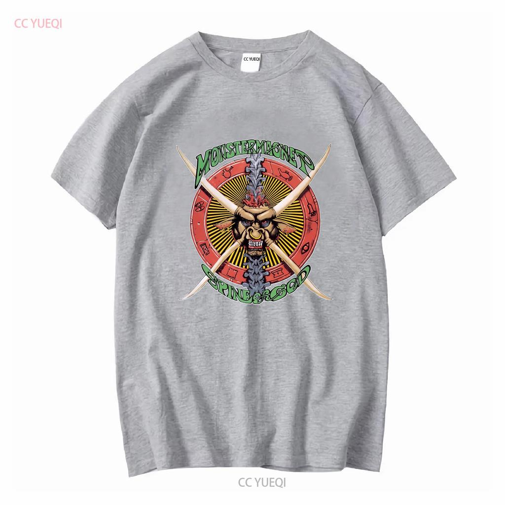 Nuova Maglietta Classica Monster Magnet Spine Of God Band Rock Americana Taglia S 2xl Lavata Vintage Casual Streetwear Unisex Versatile
