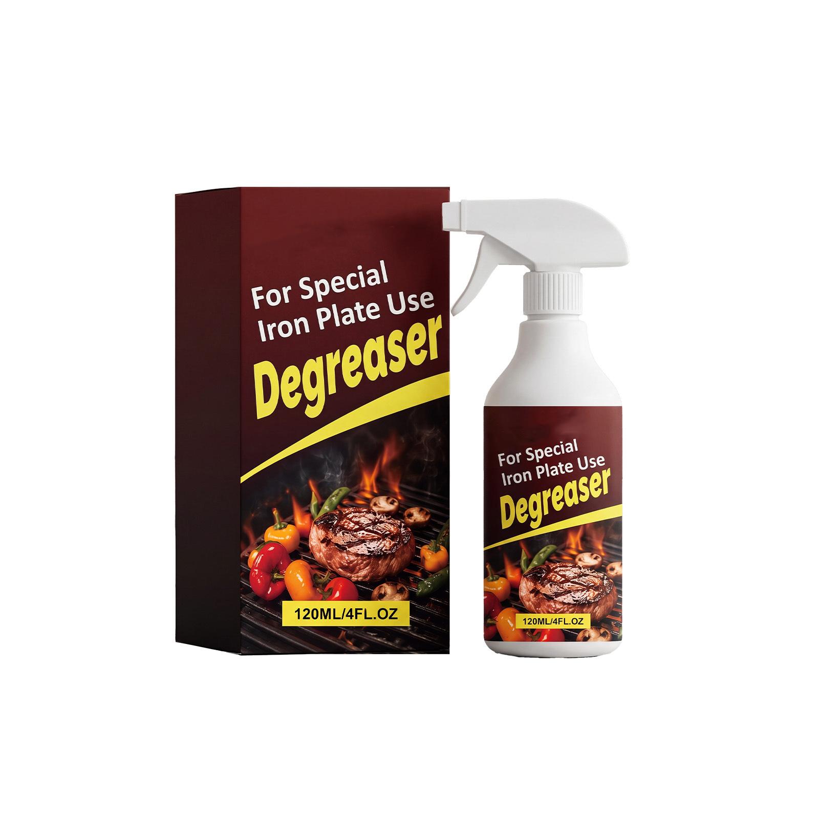 

120ml Kitchen Degreaser Spray for Oven Stove Grill Heavy Duty Grease and Oil Stain Remover Suitable for Iron Plates and Cooking Appliances One Size
