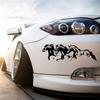Ck3386 #Running Horses Vinyl Car Sticker Waterproof Cool Waterproof Removable Decal Self -Adhesive Car Auto Stickers