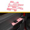 6x Pink Inner Window Lift Panel Switch Cover Trim For Ford F150 +Accessories