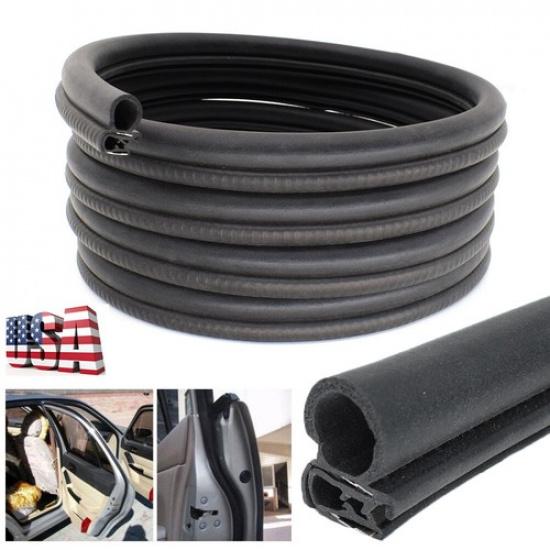 

10ft U Shape Weatherstrip Car Door Trim EPDM Moulding Sealing Rubber Seal Strip