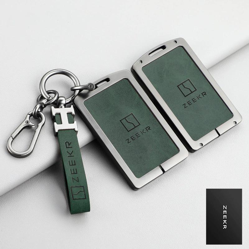 Car Key Case Cover Shell Protector Buckle Auto Remote Smart Keychain Protective Case For Zeekr 001 X 007 009 7X 2
