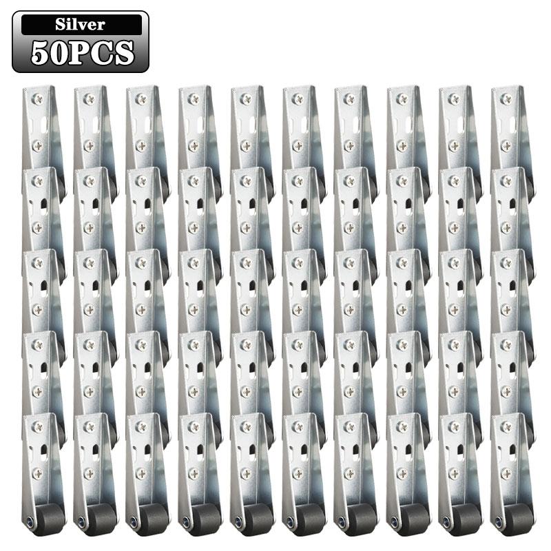 1-50PCS Smooth Moving Directional Casters 0.8/1.6 Inch Long Bracket Directional Wheels Furniture Hardware Accessories