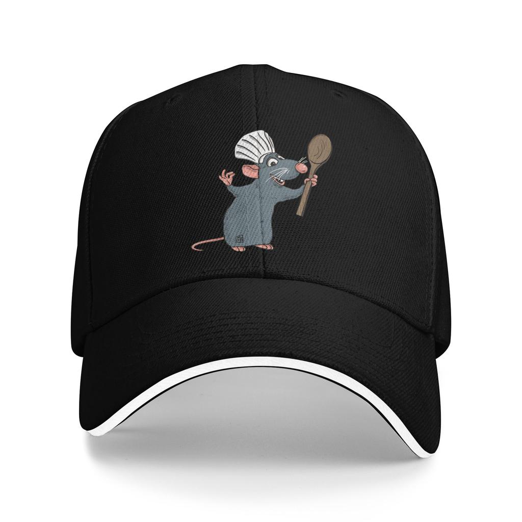 Ratatouille Mouse and Cheese Casual Baseball Cap  Kpop Rock Trucker Hat Summer Breathable Snapback Cap