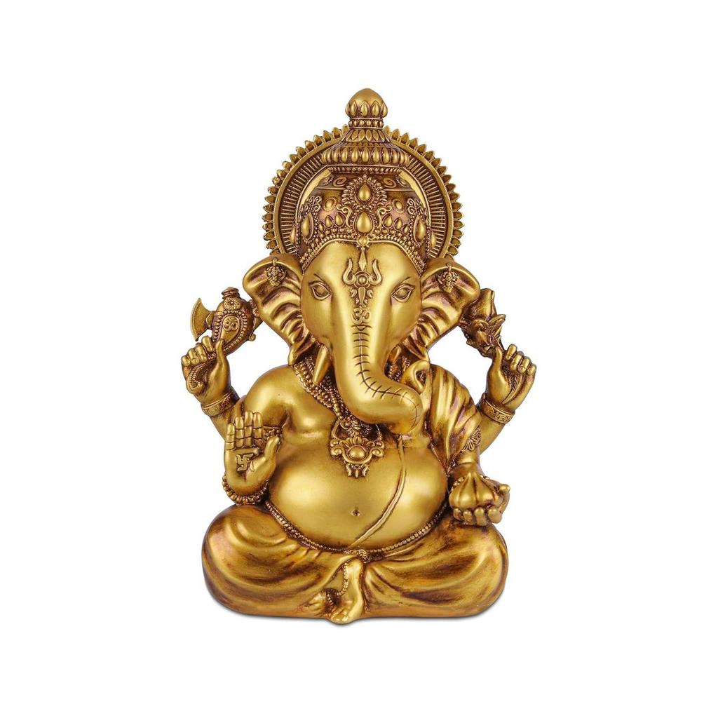 Resin Ganesha Idol Vinayaka Statue Vinayagar Murti Pillayar Ganesha Murti Ganpati Idol for Car Dashboard Home Office Decor