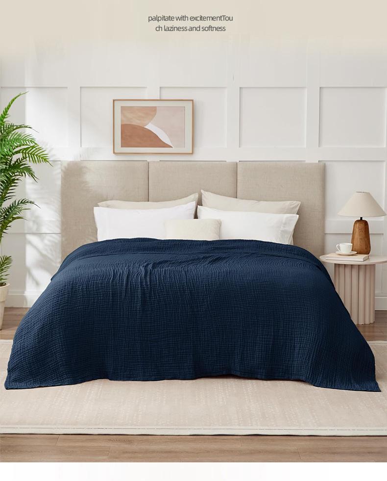 6-warstwowy kocyk z czystej bawełny muślinowej – Miękki, przewiewny, uniwersalny dla dorosłych i dzieci, odpowiedni do łóżka lub na sofę.