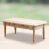 1:12 Coffee Table Vivid Appearance Long-lasting Wooden Lovely Fairy Garden Furniture Table Ornament Photography Props