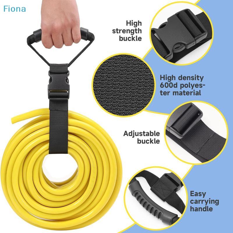 Heavy Duty Sewn Handle Sticky Back Hook & Loop Straps,Reusable Cable Wire Organizer Storage Wrap for Extension Cord