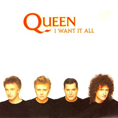 Płyta 7-calowa QUEEN I Want It All QUEEN10 Parlophone 1989 UK Rock Używana