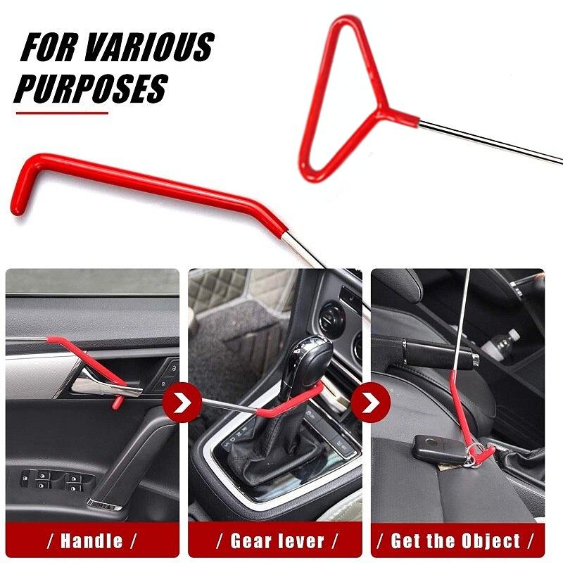 PWS New Open Car Door Tool Kit Inflatable Air Pump Auto Window Door Open Fixing Gripper Tools Long Reach Kits