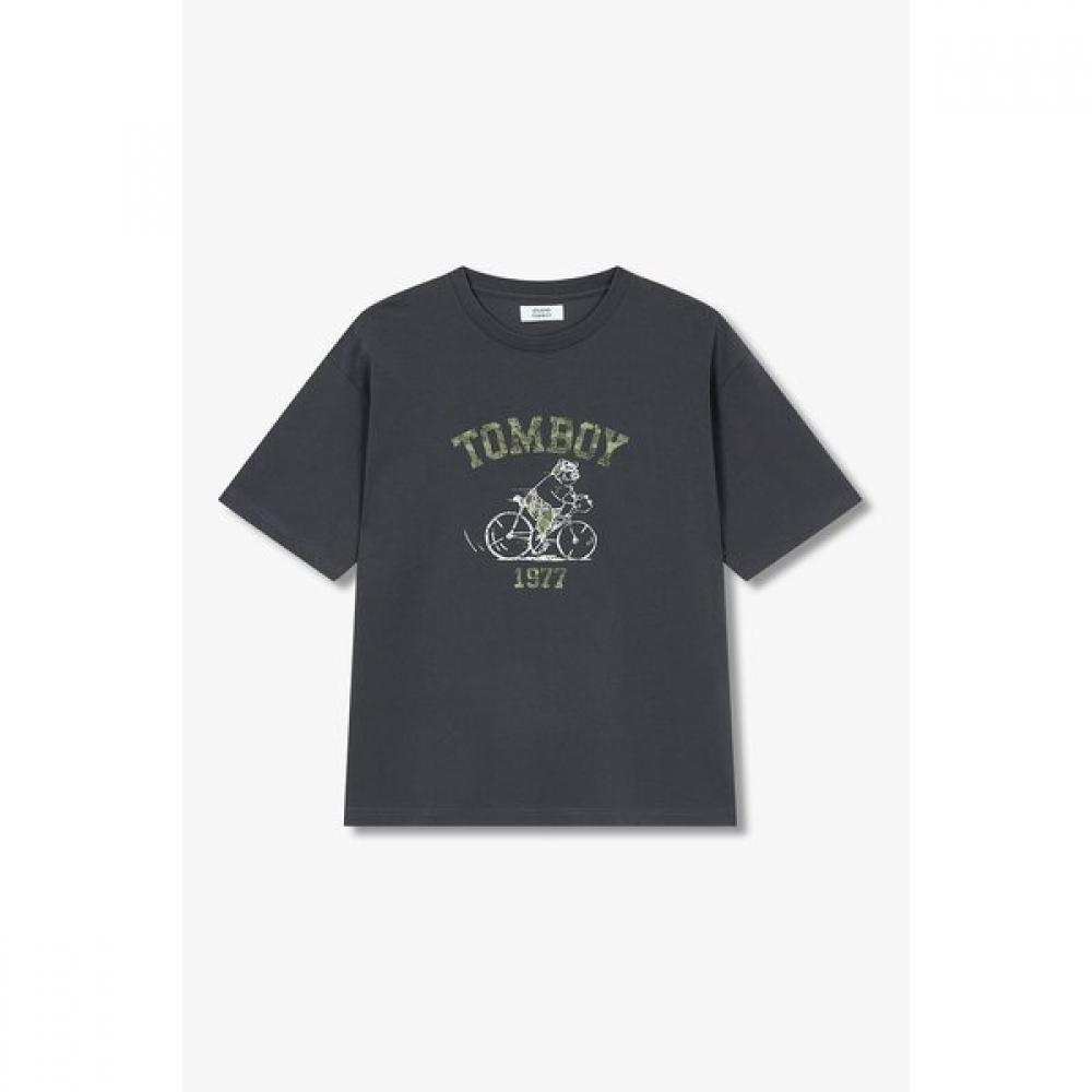 

STudio Tomboy Camo Bear PrinT T shirT 91m6222346 dark gray/M