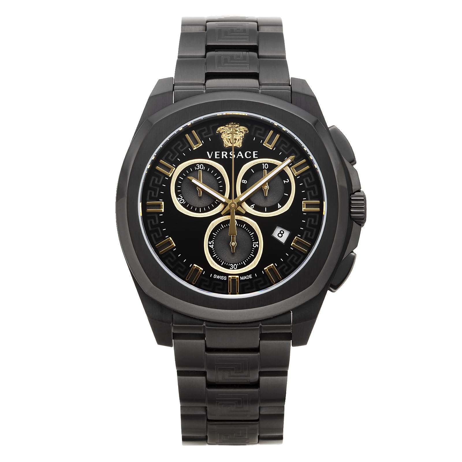 

Watch Geo Chrono Black Dial Quartz Sapphire Glass 46mm VE7CA0923 Black [Versace] Men s [Item]