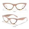 Plane Mirror Computer Glasses Frame Transparent Blocking Glasses Cat Eyes Eyewear  Women Men