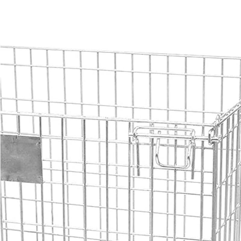Foldable Wheeled Metal Storage Cage