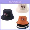 Fashionable Mushroom Embroidered Fisherman Hat For Men And Women In Spring