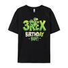 3Rex Birthday Boys Brand Clothing Anime T Shirts Camisetas Hombre EU SIZE Leisure White T Shirt Unisex Women New Year