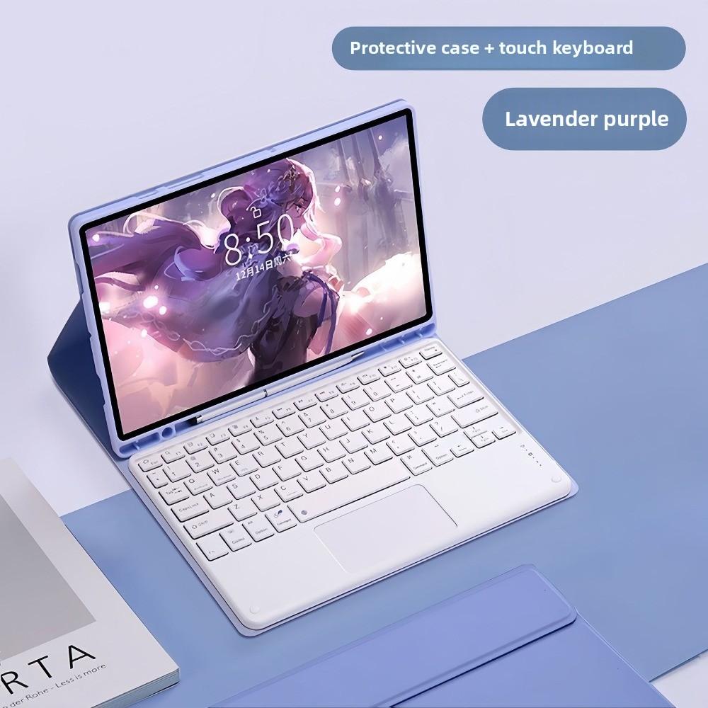 Leather Case for Samsung A9 Plus Tablet with Magnetic Keyboard and S Pen Slot Compatible S9FE