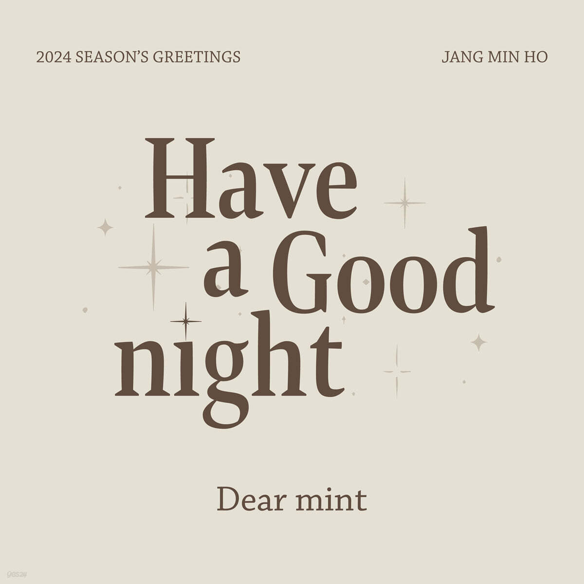 

Jang Min-ho (JANG MINHO) 2024 SEASON’S GREETINGS [Have a Good night]