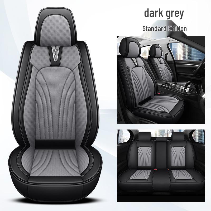 All-Season Napa Leather Universal Car Seat Cushion Cover