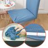 High-elasticity Checkered Backrest Chair Cover Anti-cat Scratch Simple Modern Spring Autumn Thickened Dining Table Chair Cover