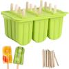 Silicone Reusable Easy to Release Popsicle Mold Ice Making Tool Ice Cream Mould Ice Pop Maker