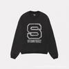 STU26 Otoño Invierno Unisex Oversized Algodón Cuello Redondo Sudadera de Manga Larga Adolescentes Adultos
