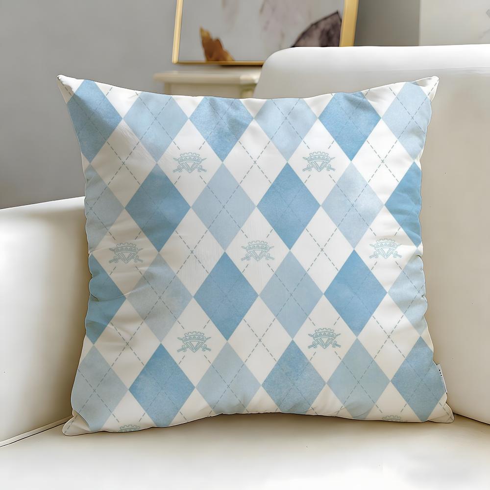 Vintage Texture Cushion Cover Soft  EasyWash Pillow Case  Versatile for Couch Bed Travel and Office