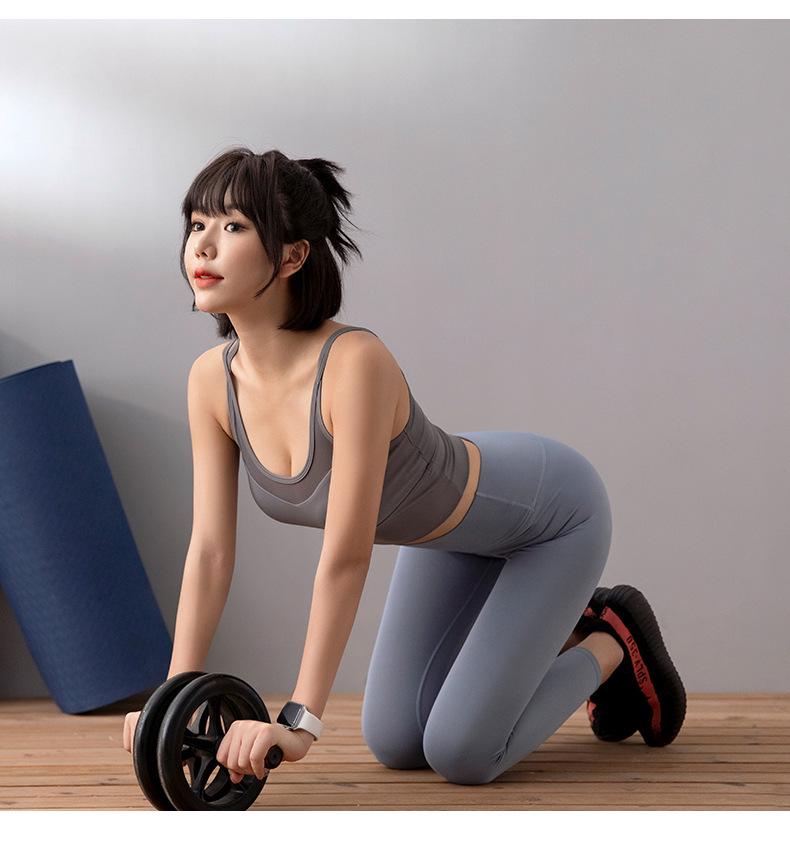 Conjunto Esportivo e de Yoga com Sutiã Esportivo Emagrecedor Costas Nuas Feminino 2025