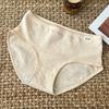 Ladies Spring and Autumn Fresh Solid Color 7A Antibacterial Crotch Comfortable Breathable Sweat Triangle Briefs