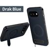Carbon Fiber Texture TPU Phone Case for Google Pixel 9A Multi‑Angle Kickstand Soft Protective Cover