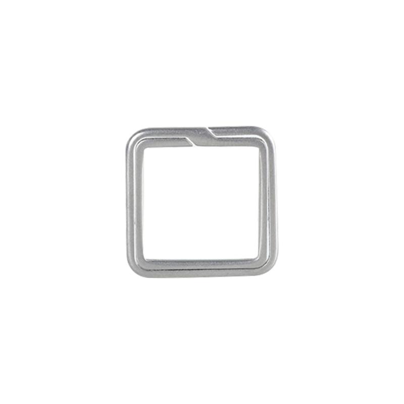 Titan Schlüsselanhänger Anhänger Schnalle Leicht zu öffnen Schlüsselanhänger Ringe Seitlich schiebbarer Spaltring Tragbare Schlüsselanhänger-Schnalle