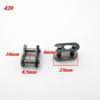 Boucle de chaîne de moto 428/420/25h T8f/415h, boucle de verrouillage de chaîne, pièces de connecteur de chaîne
