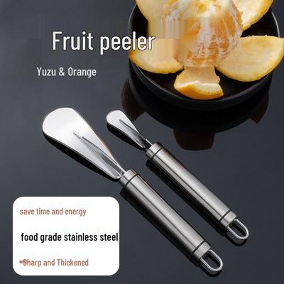 304 Stainless Steel Multi-Functional Orange and Grapefruit Peeler Tool