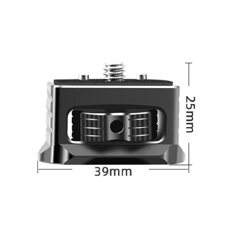 Heavy Duty Adjustable 1/4 Expansion Adapter Retractable Pin Mechanism With 1/4 to 20 Screw Universal Mounting Solution