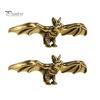 Small Decorative Gift for Friends Brass Bat Figurines, Vintage Copper Flying Statue, Collectible Mini Animal Desktop Decoration Office Ornament, Desk
