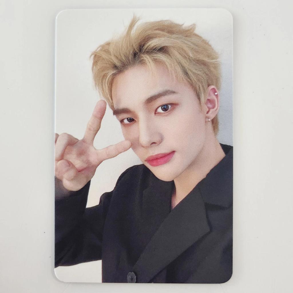 STRAY KIDS NACIFIC 17:e SKZ IN THE BLACK Dubbelsidig FOTO KORT OFFICIELL