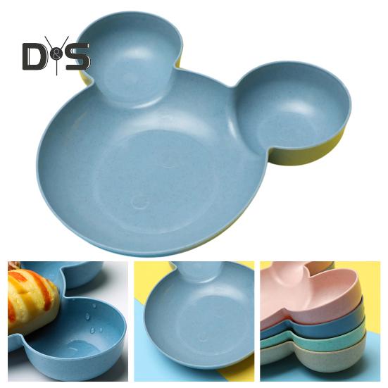 Serviertablett aus Kunststoff, leicht zu reinigen, langlebig, BPA-freier Teller mit getrockneten Früchten