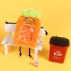 Cartoon Plush Photocard Case Cute Star Shape Photo Card Holder Fashion Bag Keychain  Women