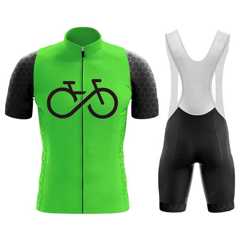 Lishi Unisex Summer Cycling Short Sleeve Jersey Set