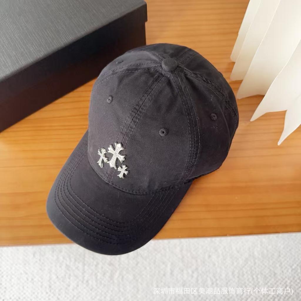 New rhinestone cap cross personalized baseball hat versatile fashion travel visor men and women