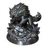 Yangyizhi 3D Printed Wolf Statue, Howling Figurine, Wild On Rock Sculpture, Collectible Animal Ornament for Home Office Desk