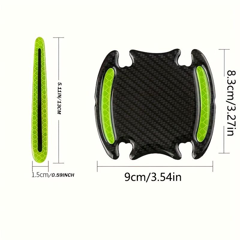 10 PCS Car Reflective Sticker Door Bumper Strip Reflective Car Mirrors Anti Scratch Protection Stickers Car Strip Stickers