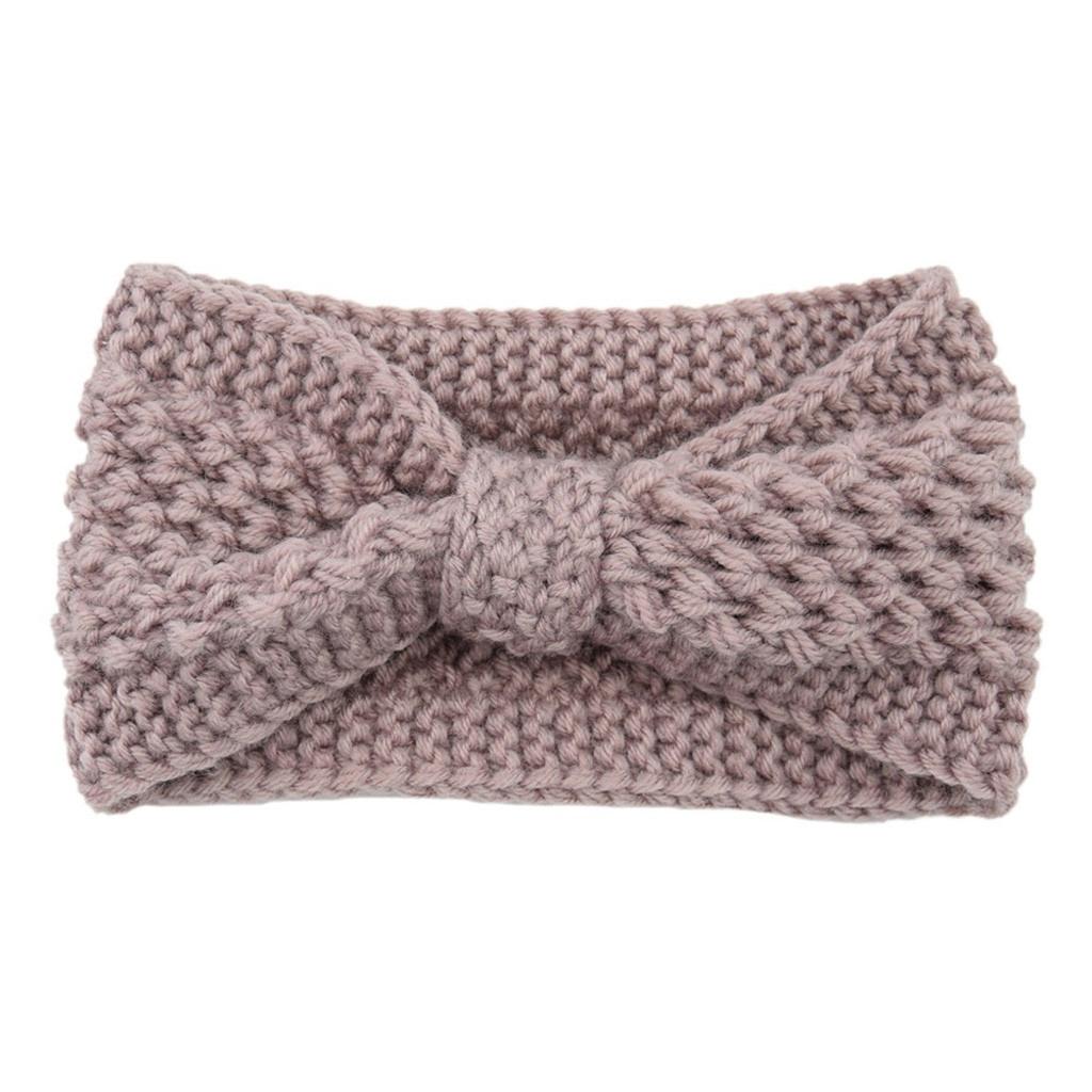 Mode Damen Solide Sport Kopf Haarband Thermal Süße Mädchen Haar Haarband