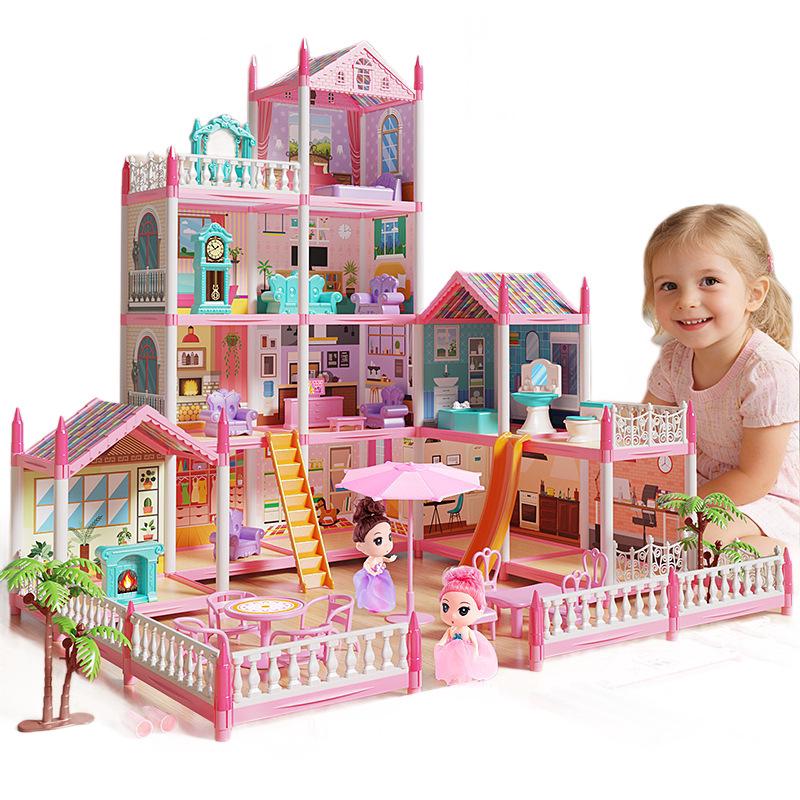 Princess Castle Dollhouse DIY Building Kit for Girls